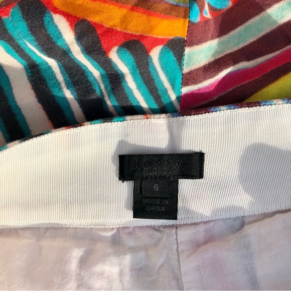 J.Crew Neon 90s Throwback High-Rise Chino Shorts, Size 6 - Picture 5 of 6